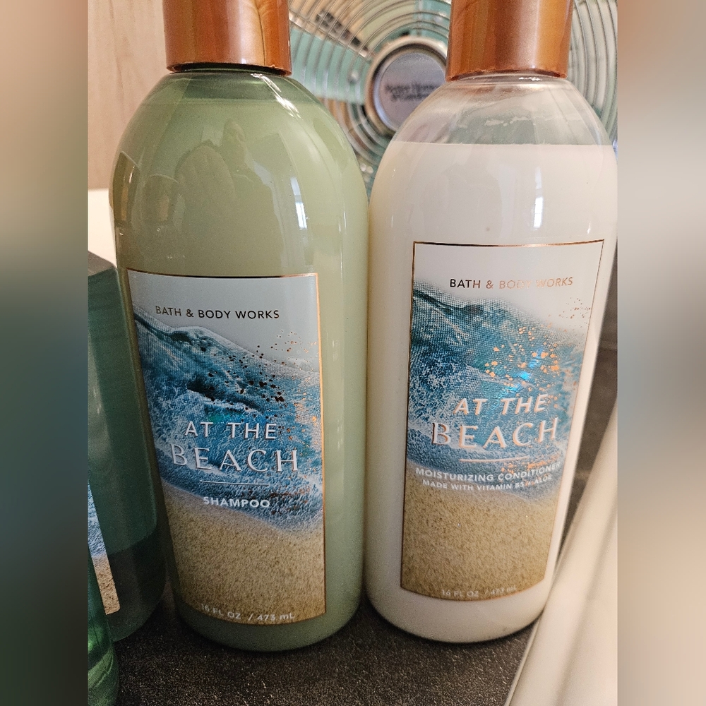 At The Beach Bath & Body Works Cream Wash Shampoo Conditioner New Full Size - Picture 4 of 8